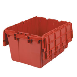 Akro-Mils Attached Lid Containers