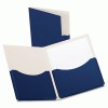 Oxford® Double Stuff® Poly Two-Pocket Folder