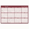 Visual Organizer® Write-On/Wipe-Off Reversible Horizontal Format Dated Yearly Wall Planner