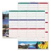 House Of Doolittle™ Earthscapes™ Nature Scenes Reversible/Erasable Yearly Wall Calendar