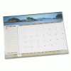 Visual Organizer™ Panoramic Seascape Monthly Desk Pad Calendar