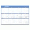 Visual Organizer® Write-On/Wipe-Off Reversible Dated Yearly Wall Planner