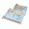 American Map® Cleartype® Full-Color Rolled U.S. And World Political Paper Map Set