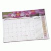 Visual Organizer™ Panoramic Floral Monthly Desk Pad Calendar