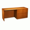 Hon® 92000 Series Single Pedestal Credenzas With Two-Drawer Lateral File