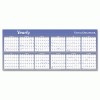 Visual Organizer® Write-On/Wipe-Off Five-Foot Dated Yearly Wall Planner With Six Months Across