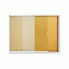 Quartet® Enclosed Indoor Cork Bulletin Board With Sliding Glass Doors