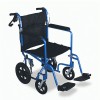 Medline Excel Deluxe Aluminum Transport Wheelchair
