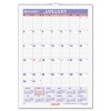 At-A-Glance® Laminated Erasable Monthly Wall Calendar With Ruled Daily Blocks