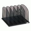 Safco® Mesh Desk Organizer With Five Upright Sections