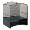 Safco® Mesh Desktop Hanging File With Two Horizontal Trays