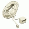 Softalk® Telephone Extension Cord, Plug/Dual Jack