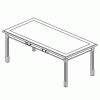Tiffany Industries™ Toscana Series Table Desk