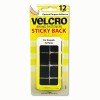 Sticky-Back® Hook & Loop Fastener Squares In Strips