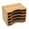 Safco® Solid Wood Stackable Sorter