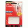 Scotch® Clear Mounting Squares, Removable