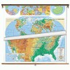 Advantus® U.S. & World Physical Political Map