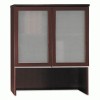 Bush® Milano Collection Bookcase Hutch With Glass Doors