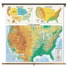 Advantus® United States Physical Political Map