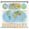 Advantus® World Physical Political Map