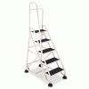 Cramer® &Ldquo;Stop-Step&Rdquo; Five-Step Aluminum Ladder With Handrail