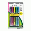 Zebra® Zazzle® Fluorescent Highlighter, Five-Color Set