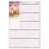 At-A-Glance® Floral Images Reversible/Erasable Yearly Wall Calendar