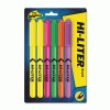 Hi-Liter® Fluorescent Pen Style Highlighter, Six-Color Fluorescent Set