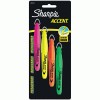 Sharpie® Accent® Mini Highlighter With Lanyard, Four-Color Fluorescent Set