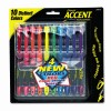 Sharpie® Accent® Liquid Pen Style Highlighter, Ten-Color Set