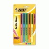 Bic® Brite Liner™ Highlighter, Five-Color Set