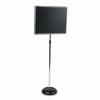 Quartet® Adjustable Single-Pedestal Magnetic Letter Board