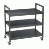 Buddy Products Three-Shelf Metal Cart