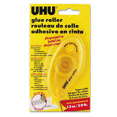 Uhu® Glue Roller, Repositionable, 1/3 X 468 at Material Handling  Solutions Llc