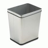 Rubbermaid® Commercial Rectangular Stainless Steel Wastebasket
