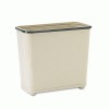 United Receptacle Fire-Safe Steel Rectangular Waste Receptacles