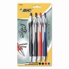 Bic® Pro+ Retractable Gel Roller Ball Pen, Four-Pack