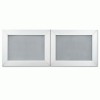 Basyx™ Aluminum/Frosted Tempered Glass Doors