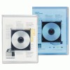 Universal® Transparent Deluxe Locking Project Files With Cd-Rom Holder