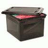 Advantus® File Tote With Lid