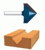 Carbide-Tipped V-Grooving Router Bits