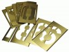 Brass Stencil Gothic Style Number Sets