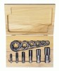 High Carbon Steel 12-Piece Tap & Re-Threading Pipe Die Sets