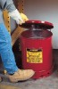 Red Oily Waste Cans