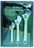 3 Pc Adjustable Wrench Sets