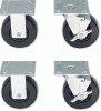 Standard-Duty Roller Cabinet Caster Sets