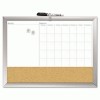 The Board Dudes Magnetic Dry Erase 3-N-1 Board