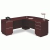 Bush® Milano&Sup2; Collection Right L-Desk With Full Pedestal