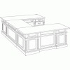 Dmi® Keswick Collection Single Pedestal Desk