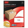 3M Permanent Adhesive White Mailing Labels